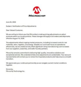 Microchip Announces Selective‑Line Price Hikes ...