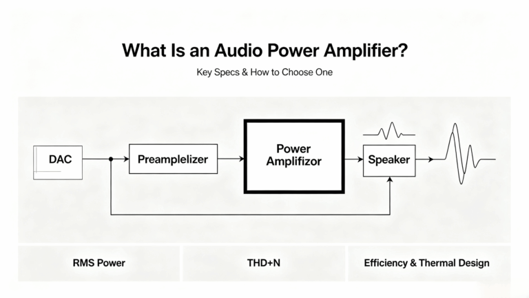 What Is an Audio Power Amplifier? (Key Specs & How to Choose One) | ChipApex