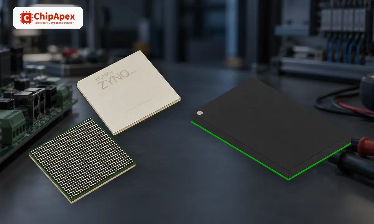 Two IC package photos from ChipApex category and product listings